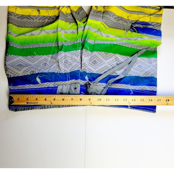 Island Haze Board Water Shorts Mens Large MultiColor Swim Trunks Surf VGC - Picture 6 of 11